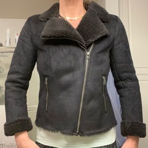 VELVET by SPENCER & GRAHAM Black Sherpa Jacket Size M